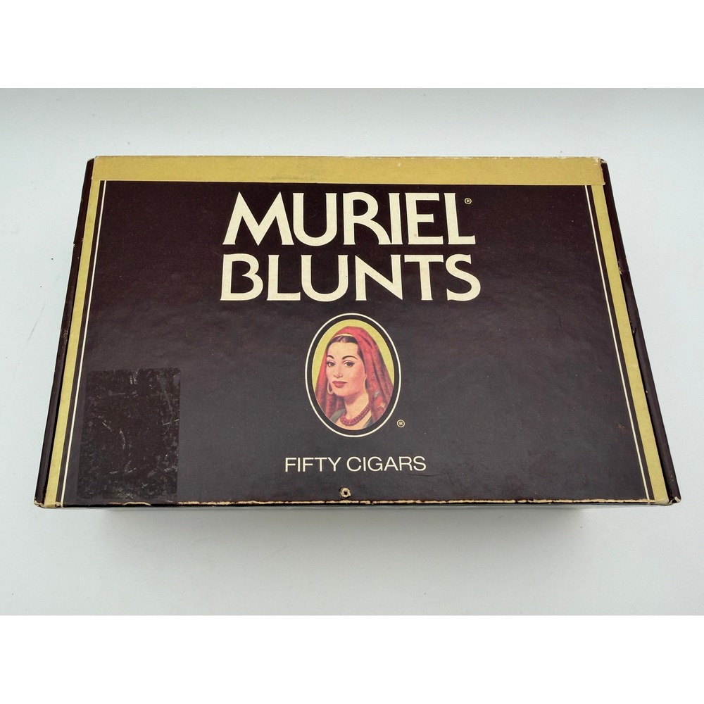 Vintage Muriel Blunts Fifty Cigars Empty Box Consolidated Cigar Co Tobacciana